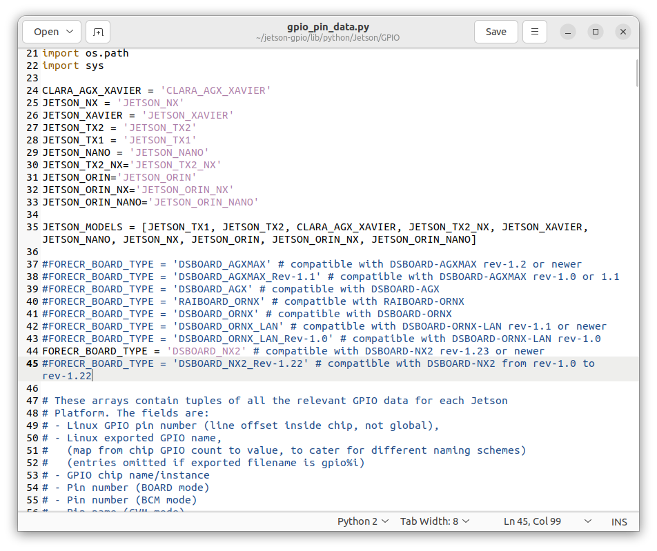 Jetson-GPIO Library Update for Forecr Products